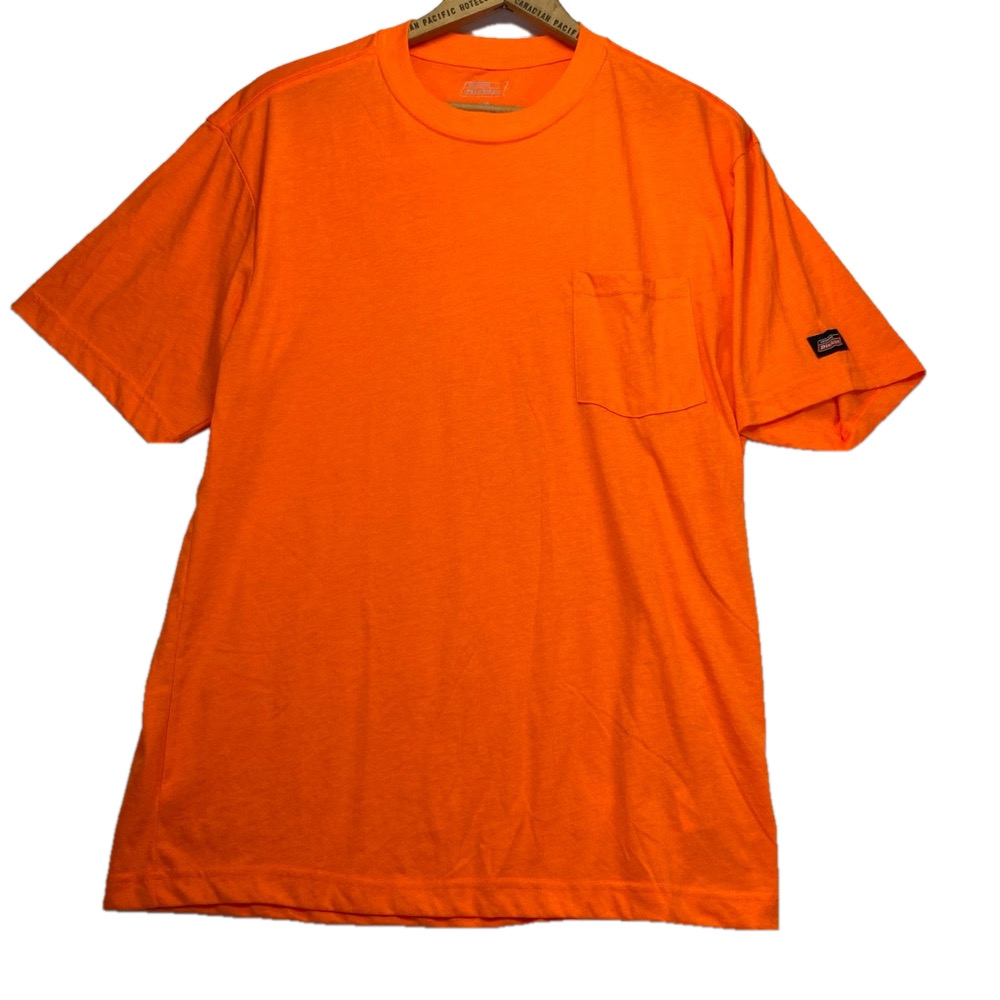 Genuine Dickies Men's and Big Men's Short Sleeve Enhanced Visibility Large